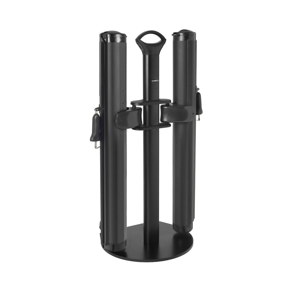 Plain Single and Dual Mobile Retractable Safety Barrier - Crowd Control Warehouse