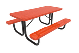 Rectangular Portable Table - Diamond Pattern - Crowd Control Warehouse