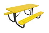 Rectangular Portable Table - Diamond Pattern - Crowd Control Warehouse