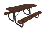 Rectangular Portable Table - Diamond Pattern - Crowd Control Warehouse