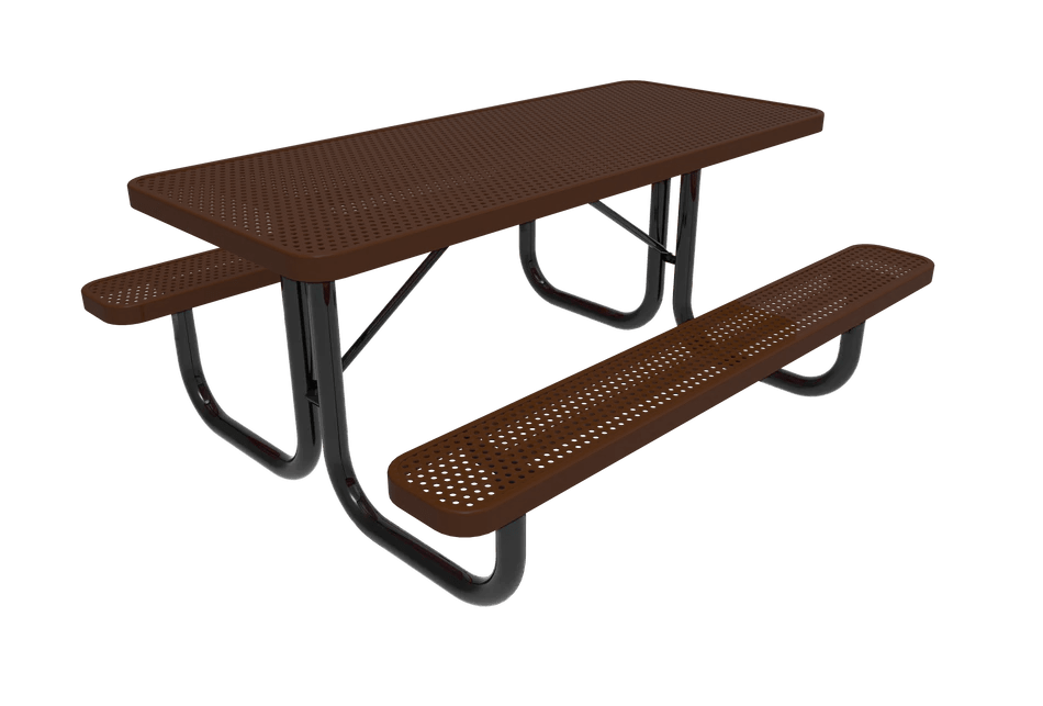 Rectangular Portable Table - Diamond Pattern - Crowd Control Warehouse