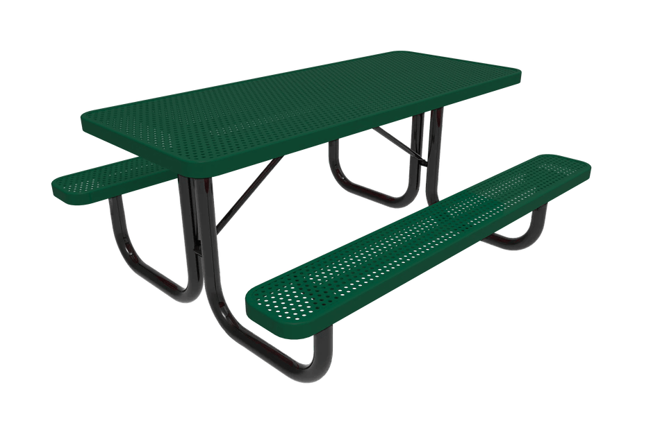 Rectangular Portable Table - Diamond Pattern - Crowd Control Warehouse