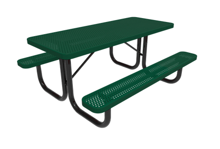 Rectangular Portable Table - Diamond Pattern - Crowd Control Warehouse