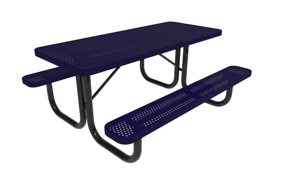 Rectangular Portable Table - Diamond Pattern - Crowd Control Warehouse