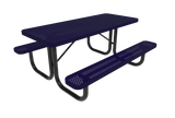 Rectangular Portable Table - Diamond Pattern - Crowd Control Warehouse