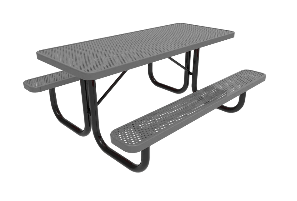 Rectangular Portable Table - Diamond Pattern - Crowd Control Warehouse