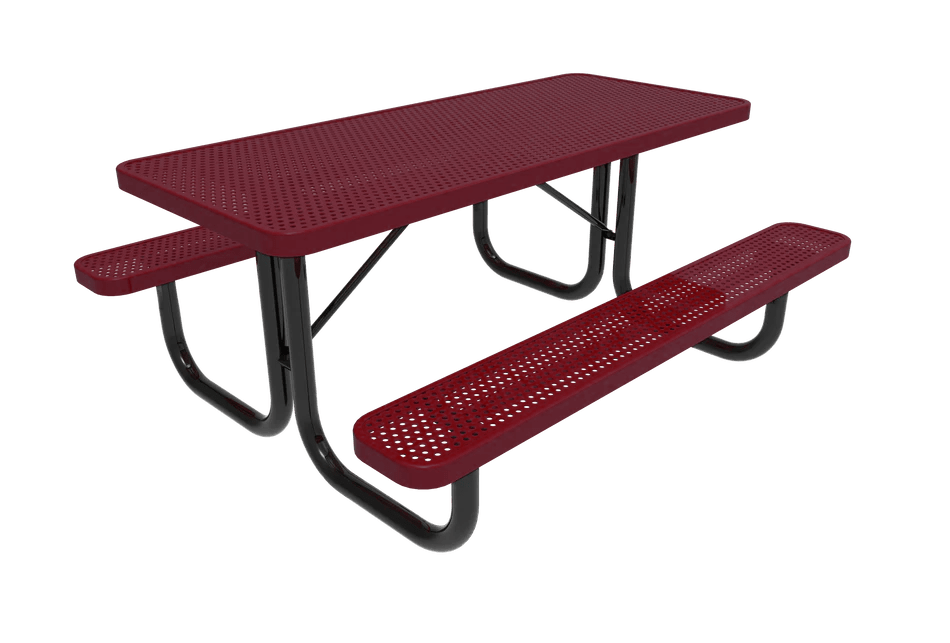 Rectangular Portable Table - Diamond Pattern - Crowd Control Warehouse