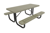 Rectangular Portable Table - Diamond Pattern - Crowd Control Warehouse