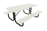Rectangular Portable Table - Diamond Pattern - Crowd Control Warehouse
