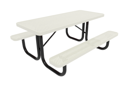 Rectangular Portable Table - Diamond Pattern - Crowd Control Warehouse