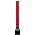 FlexStake Center Line Surface Mount Base Traffic Delineator - Red Tubular Post with Reflective Options