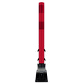 FlexStake Center Line Surface Mount Base Traffic Delineator - Red Tubular Post with Reflective Options