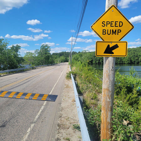 Rubber Speed Bump - Crowd Control Warehouse