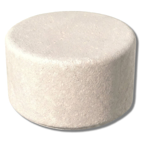 Simplistic Modern Circle Concrete Backless Park Bench - 25 in. Diameter - Crowd Control Warehouse