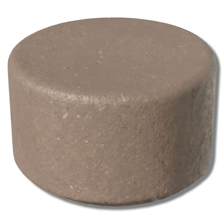 Simplistic Modern Circle Concrete Backless Park Bench - 25 in. Diameter - Crowd Control Warehouse