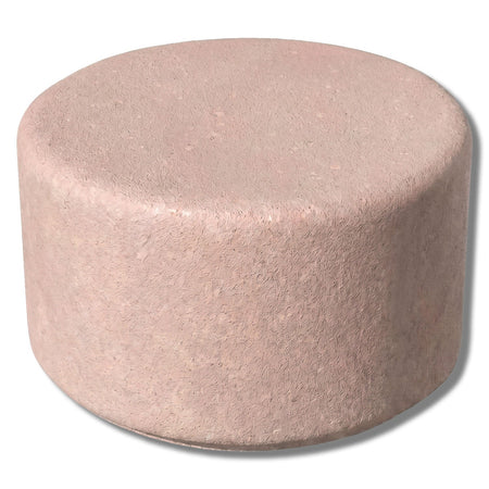 Simplistic Modern Circle Concrete Backless Park Bench - 25 in. Diameter - Crowd Control Warehouse