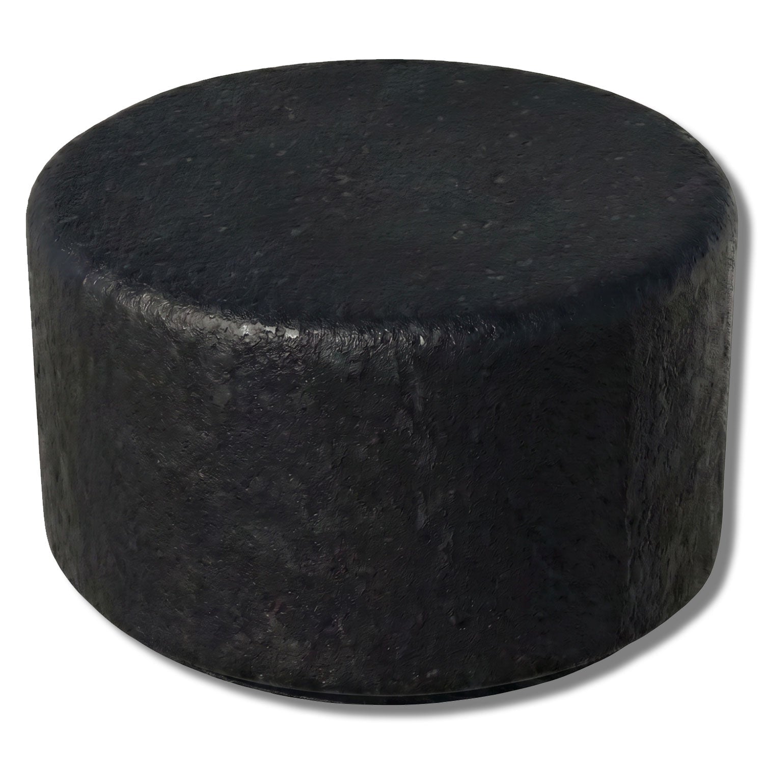 Simplistic Modern Circle Concrete Backless Park Bench - 25 in. Diameter - Crowd Control Warehouse