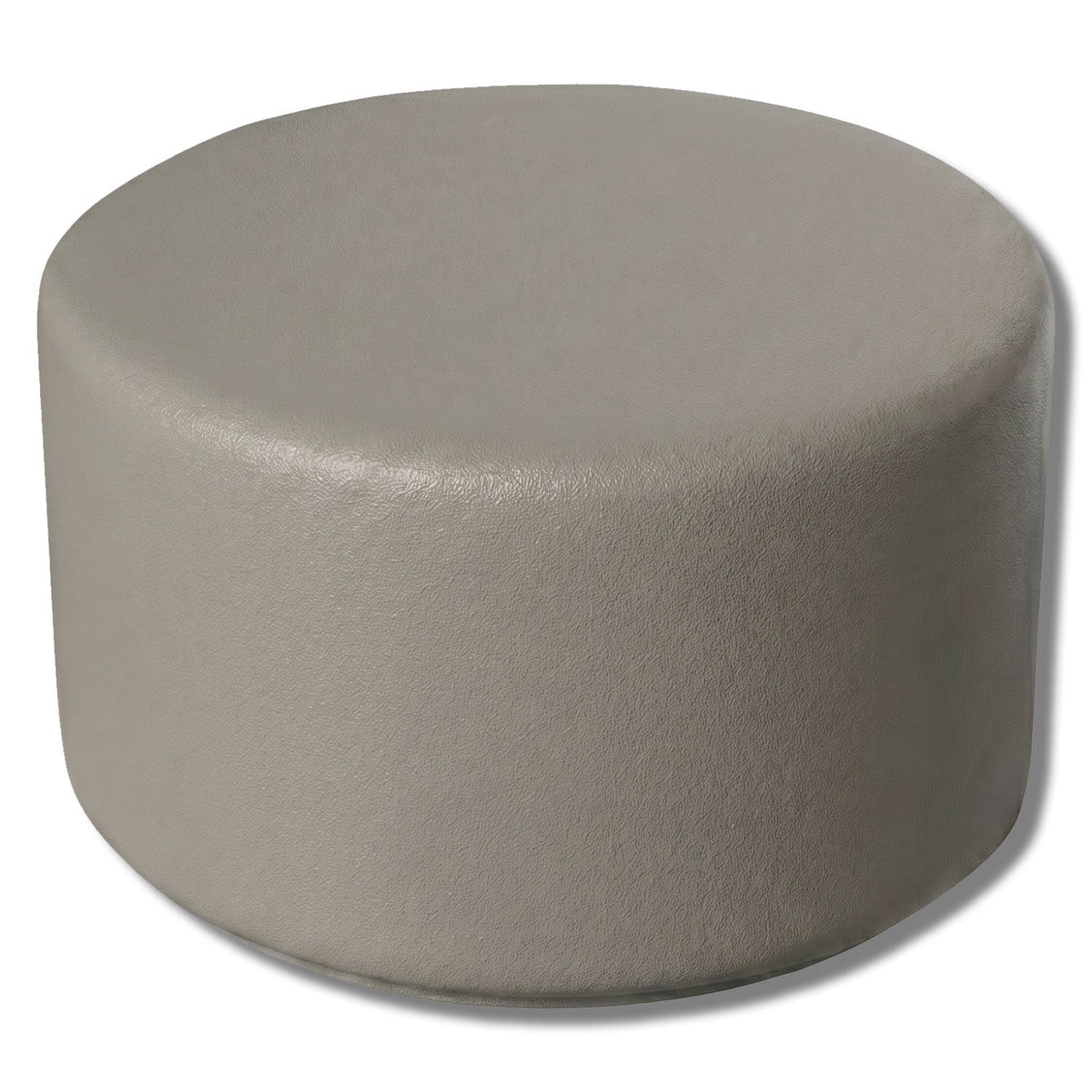 Simplistic Modern Circle Plastic Backless Park Bench - 25 in. Diameter - Crowd Control Warehouse