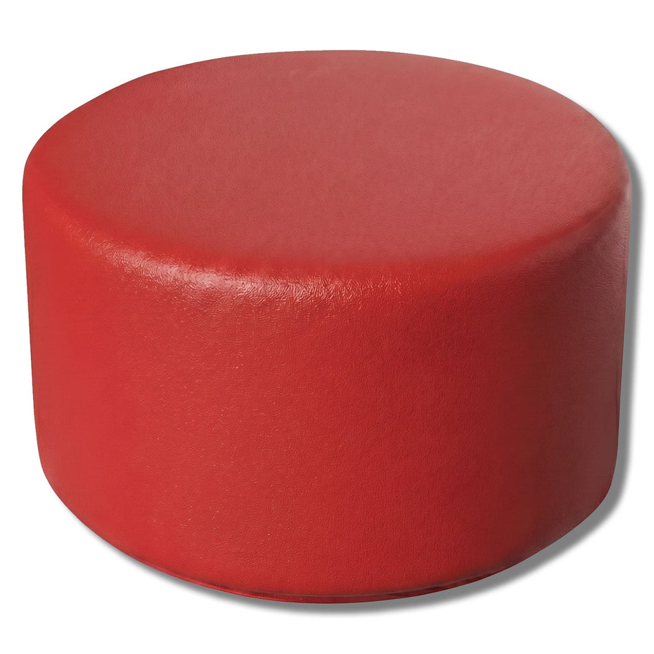 Simplistic Modern Circle Plastic Backless Park Bench - 25 in. Diameter - Crowd Control Warehouse