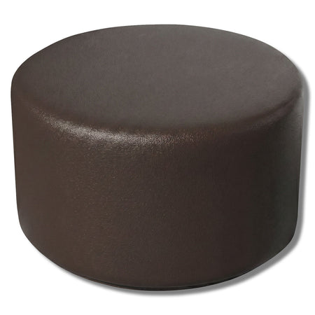 Simplistic Modern Circle Plastic Backless Park Bench - 25 in. Diameter - Crowd Control Warehouse