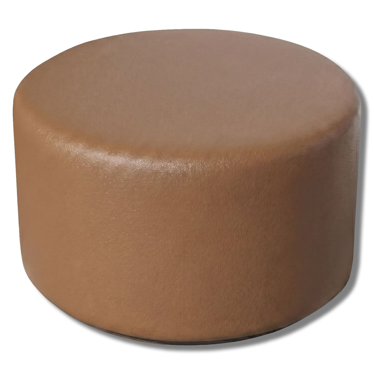 Simplistic Modern Circle Plastic Backless Park Bench - 25 in. Diameter - Crowd Control Warehouse