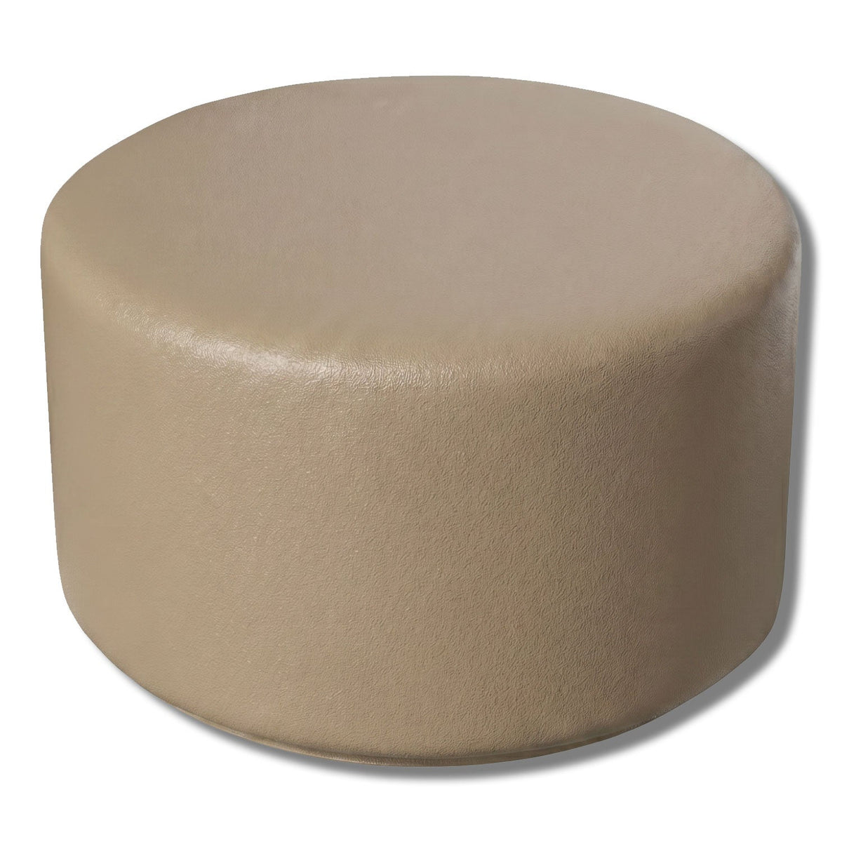 Simplistic Modern Circle Plastic Backless Park Bench - 25 in. Diameter - Crowd Control Warehouse