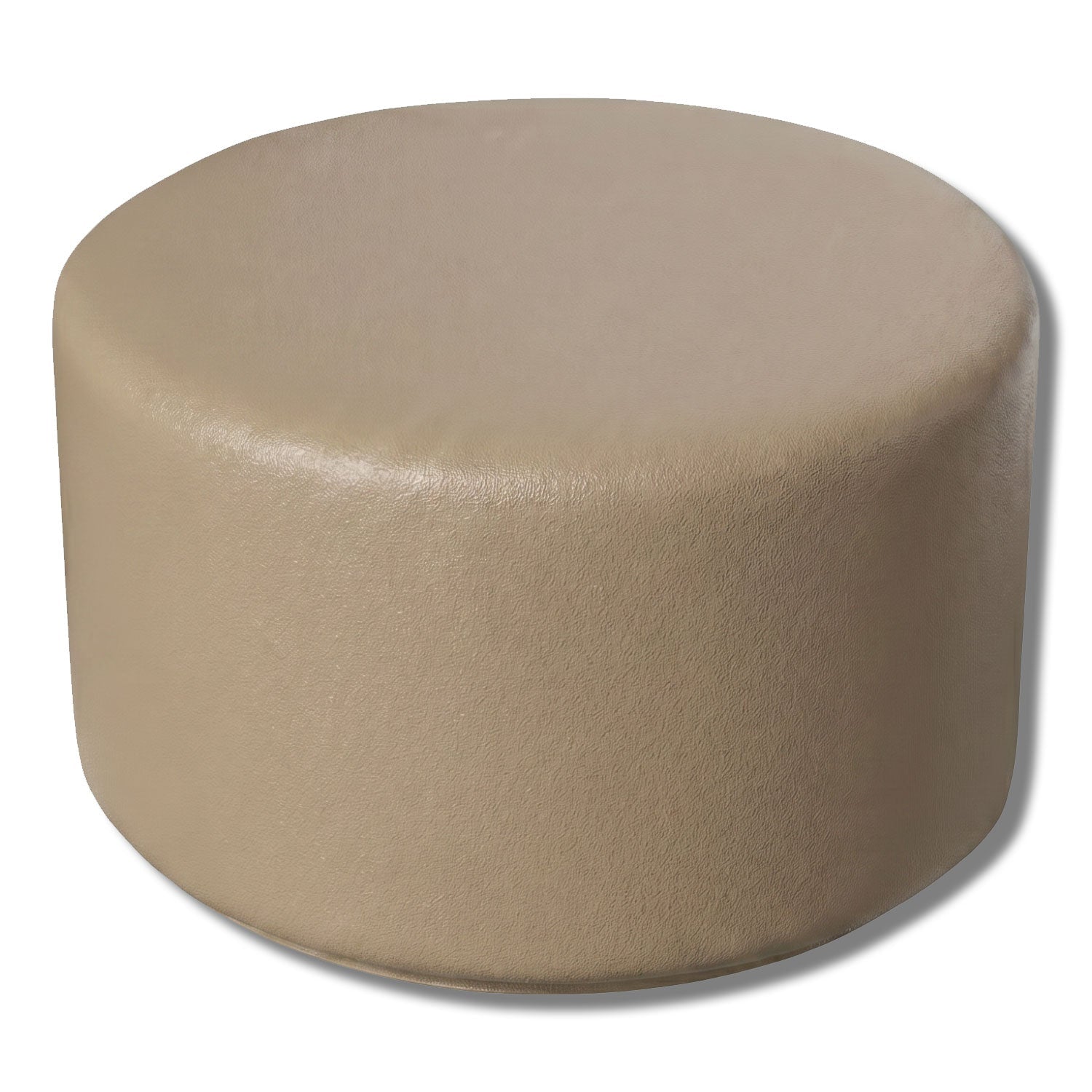 Simplistic Modern Circle Plastic Backless Park Bench - 25 in. Diameter - Crowd Control Warehouse