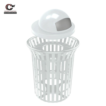 Skyline Trash Receptacle - 32 Gallon Capacity - Crowd Control Warehouse