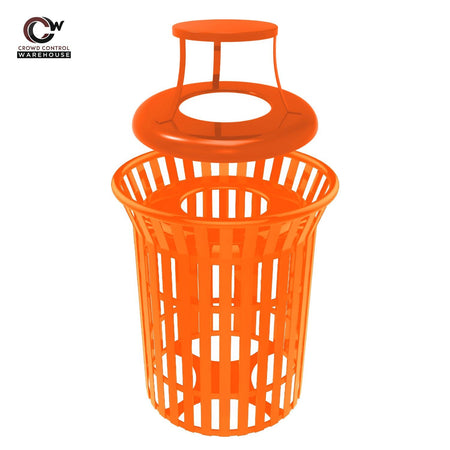 Skyline Trash Receptacle - 32 Gallon Capacity - Crowd Control Warehouse