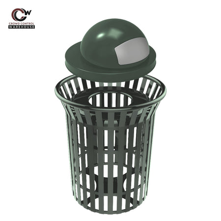 Skyline Trash Receptacle - 32 Gallon Capacity - Crowd Control Warehouse