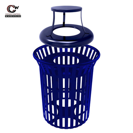 Skyline Trash Receptacle - 32 Gallon Capacity - Crowd Control Warehouse