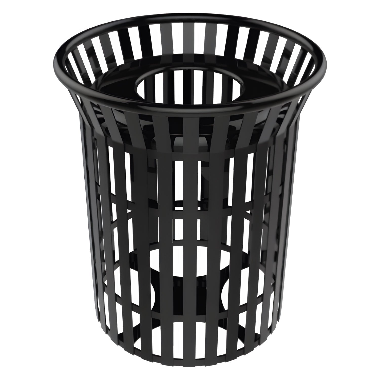 Skyline Trash Receptacle - 32 Gallon Capacity - Crowd Control Warehouse