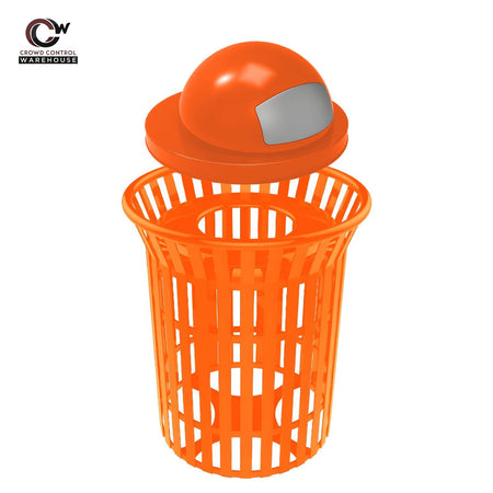 Skyline Trash Receptacle - 32 Gallon Capacity - Crowd Control Warehouse
