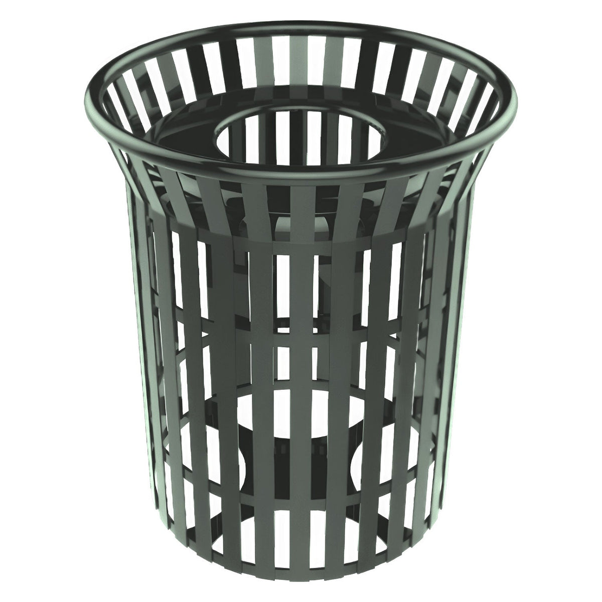 Skyline Trash Receptacle - 32 Gallon Capacity - Crowd Control Warehouse