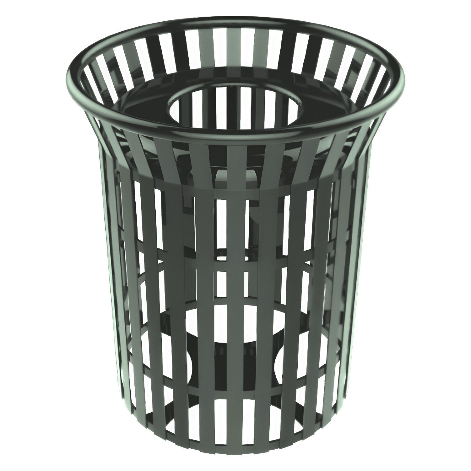 Skyline Trash Receptacle - 32 Gallon Capacity - Crowd Control Warehouse
