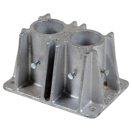 Steel Pipe Safety Railing Double Socket - Crowd Control Warehouse