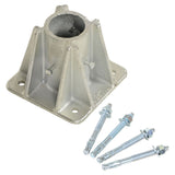 Steel Pipe Safety Railing Single Socket - Crowd Control Warehouse