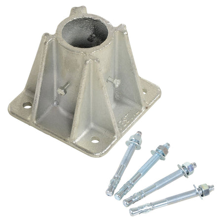 Steel Pipe Safety Railing Single Socket - Crowd Control Warehouse