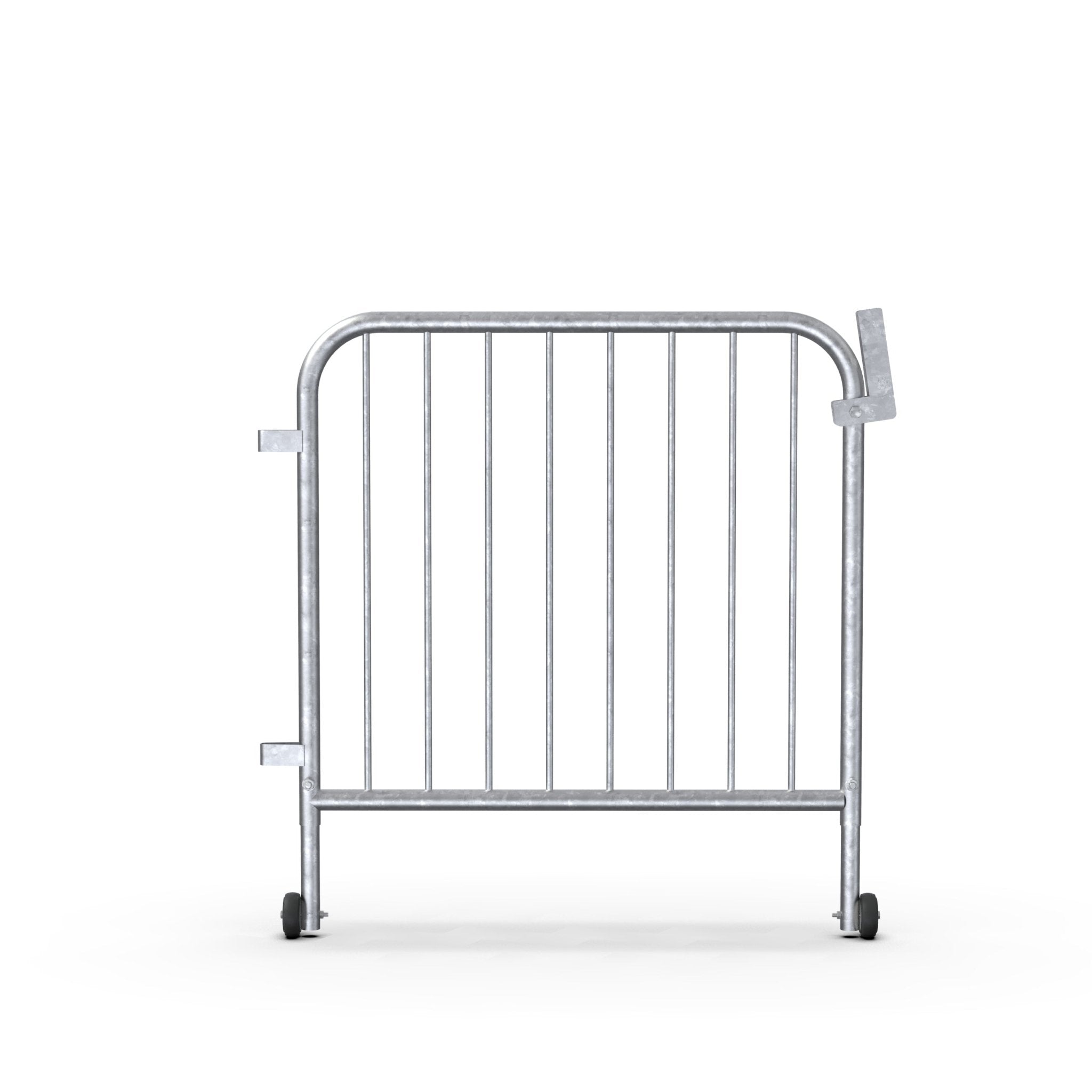 Swing Gate for Interlocking Steel Barricades - Crowd Control Warehouse