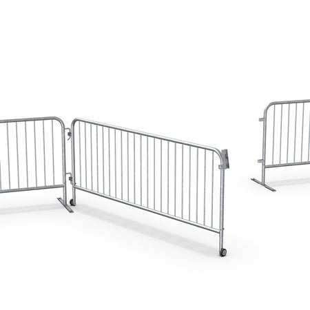 Swing Gate for Interlocking Steel Barricades - Crowd Control Warehouse