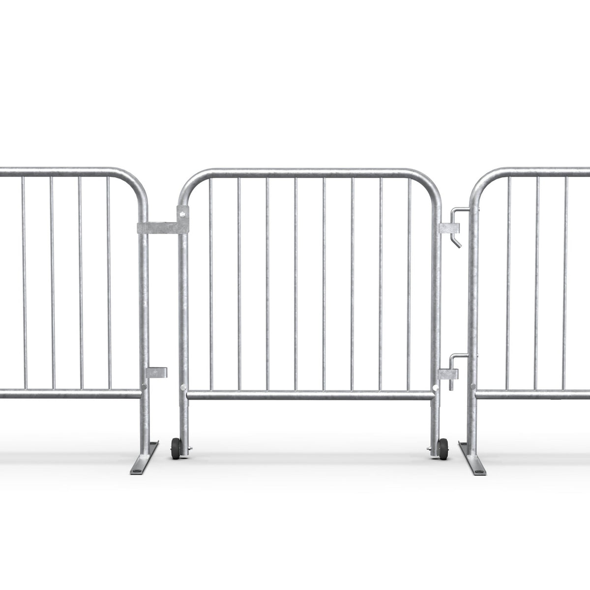 Swing Gate for Interlocking Steel Barricades - Crowd Control Warehouse