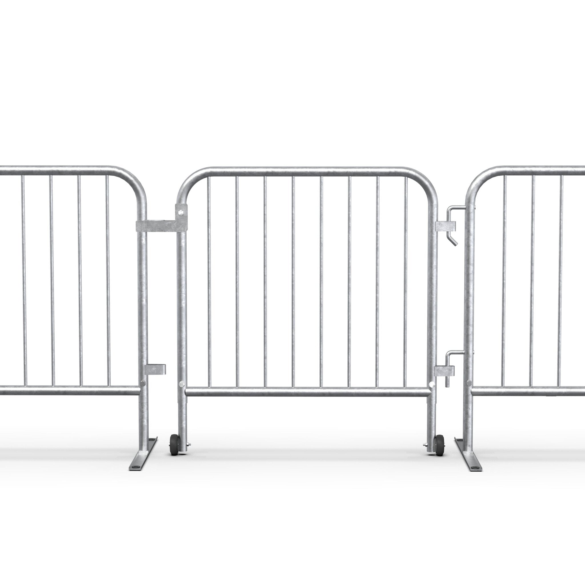 Swing Gate for Interlocking Steel Barricades - Crowd Control Warehouse