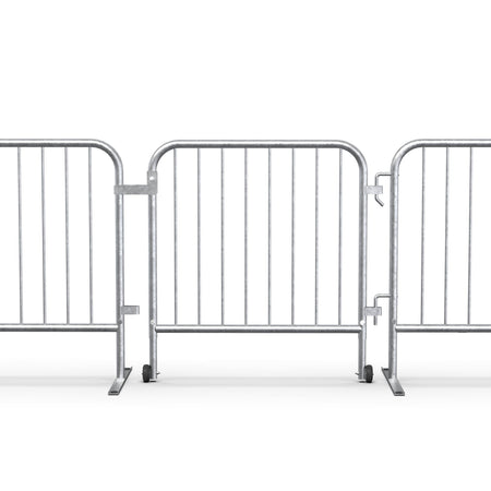 Swing Gate for Interlocking Steel Barricades - Crowd Control Warehouse