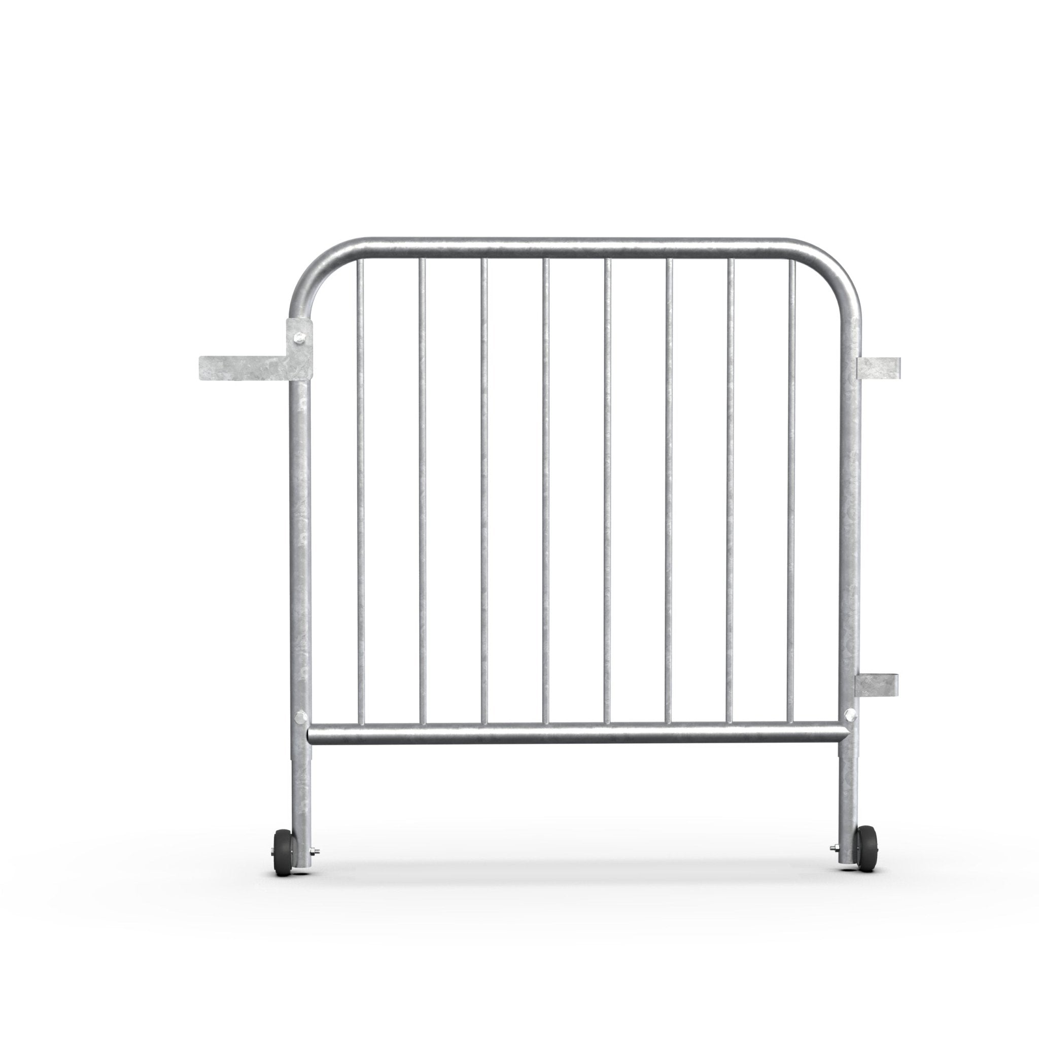 Swing Gate for Interlocking Steel Barricades - Crowd Control Warehouse
