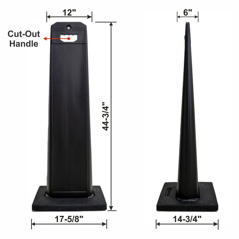 Traffic Vertical Panel Sign - Crowd Control Warehouse