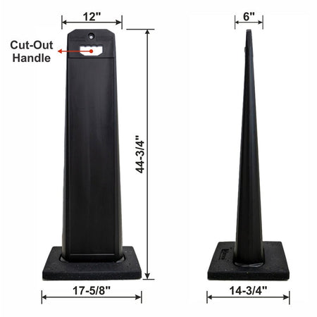 Traffic Vertical Panel Sign - Crowd Control Warehouse