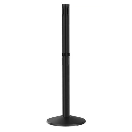 Visiontron 72″ Heavy - Duty Dual Panel Crowd Control Posts (No Belts) - Crowd Control Warehouse