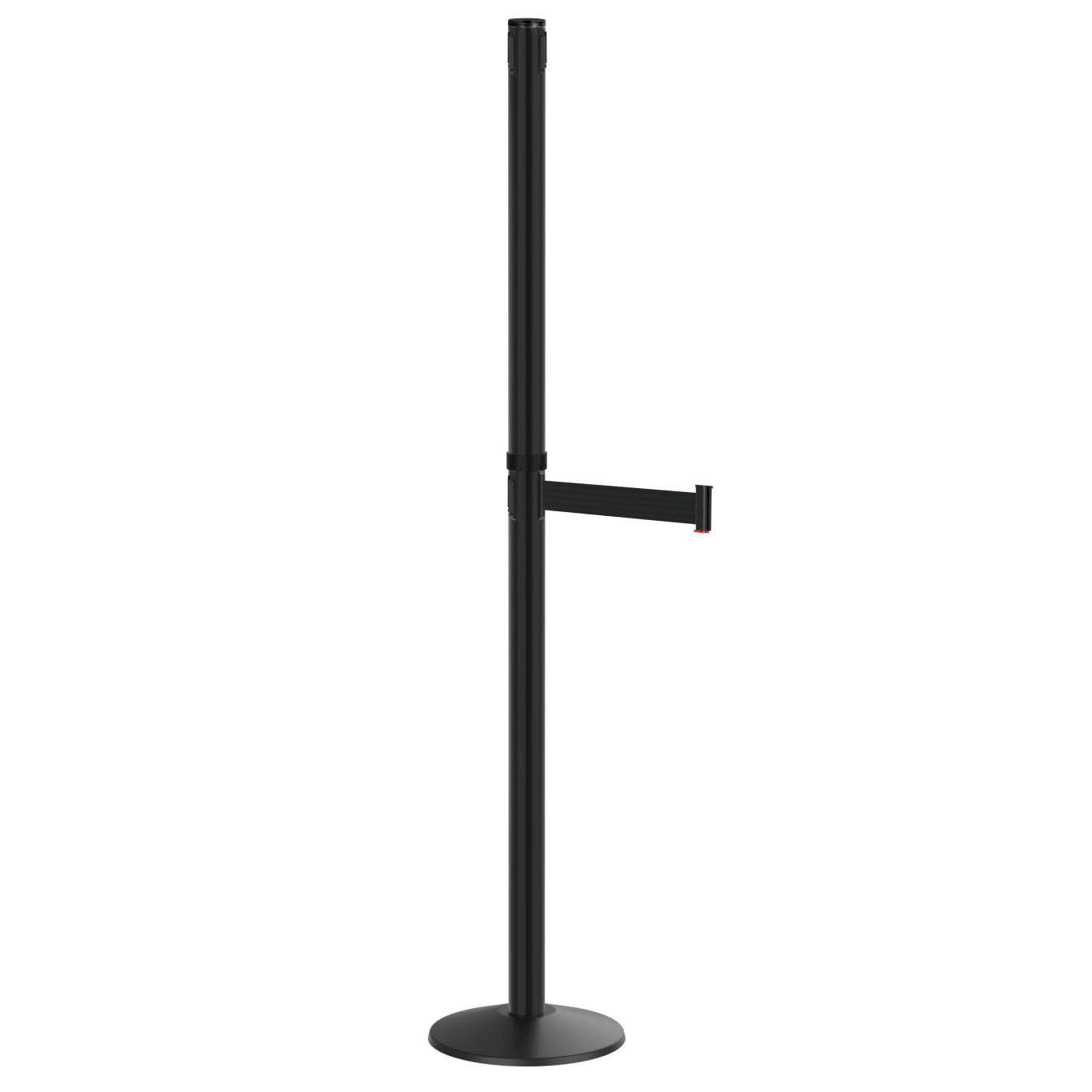 Visiontron 72″ Heavy - Duty Single Belt Panel Crowd Control Posts - Crowd Control Warehouse