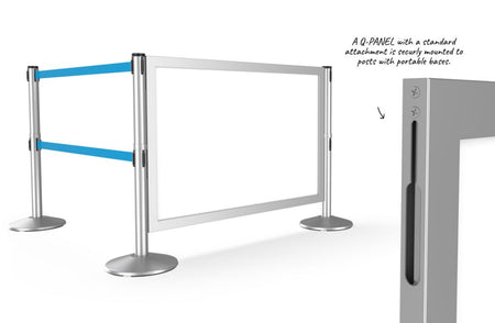 Visiontron Heavy - Duty Crowd Control Panel System - Crowd Control Warehouse
