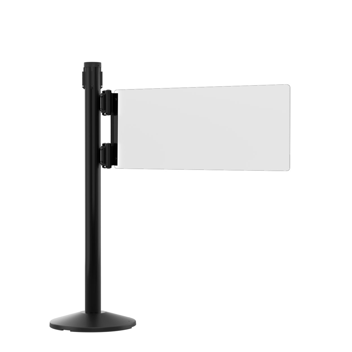 Visiontron Security Swing Gate with Post - Reversible Left/Right Swing - Crowd Control Warehouse